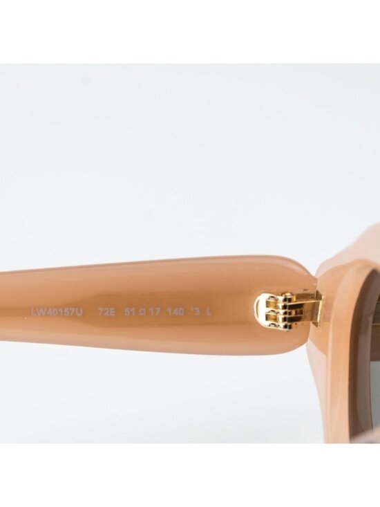 Loewe Women Sunglasses Shiny Pink Grey Rectangle LW40157U SLIM 72E NEW AUTHENTIC main image 5